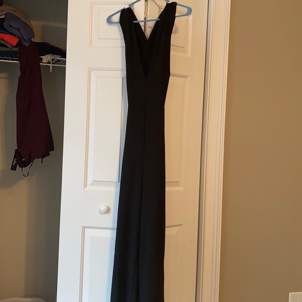 NWT Lulus backless black jumpsuit